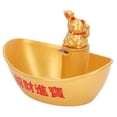 thumbnail image 3 of Cuenco para servir dulces, brazo agitador, gato de la fortuna, Feng Shui chino, Yuanbao, rotación, Panel Solar, plato, decoración para tienda, gato champán, 3 of 5