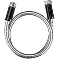 thumbnail image 1 of Metal Short Garden Hose 3ft Connectors, Drainage Hose for Dehumidifier Small Water Hose Extension High Pressure Bib Reel Extender, Drinking Water Hose for RV Outdoor 3Ft, 1 of 8