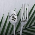 thumbnail image 2 of 18th Birthday Gifts for Girls Boys 18th Birthday Keepsake for Happy 18th Birthday Decorations Fork Spoon Set 18 Year Old Girl Birthday Gifts for Niece Daughter Happy 18th Birthday Party Forks Spoons, 2 of 7