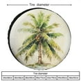 thumbnail image 2 of Spare Tire Cover 12inch Coconut Tree Christmas Universal Wheel Tire Cover Waterproof Dust-Proof Tire Protectors Camper Spare Tire Cover Coconut Palm Tree for Camper Travel Trailer SUV Truck, 2 of 8