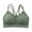 Green, variant on YUGYXL Sports Bras for Women Cross Straps Lace Underwear Bra Full Coverage Everyday Bra Padded Bralettes Lounge Bra Red Free Size