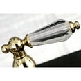 thumbnail image 3 of Kingston Brass KB1792WLLLS Wilshire Widespread Kitchen Faucet, Polished Brass, 3 of 4