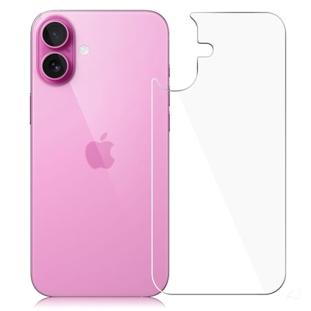 2-Pack Back Screen Protector for Apple iPhone 17, Rear Tempered Glass Film, Anti-Scratch, HD Clear