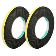 2pcs Single Side Shockproof Foam Tape Adhesive Sponge Tape 8mm Wide x 4M Length