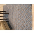 thumbnail image 4 of EORC Gray Handmade Wool & Viscose Transitional Raga Rug, 5' x 8', 4 of 4