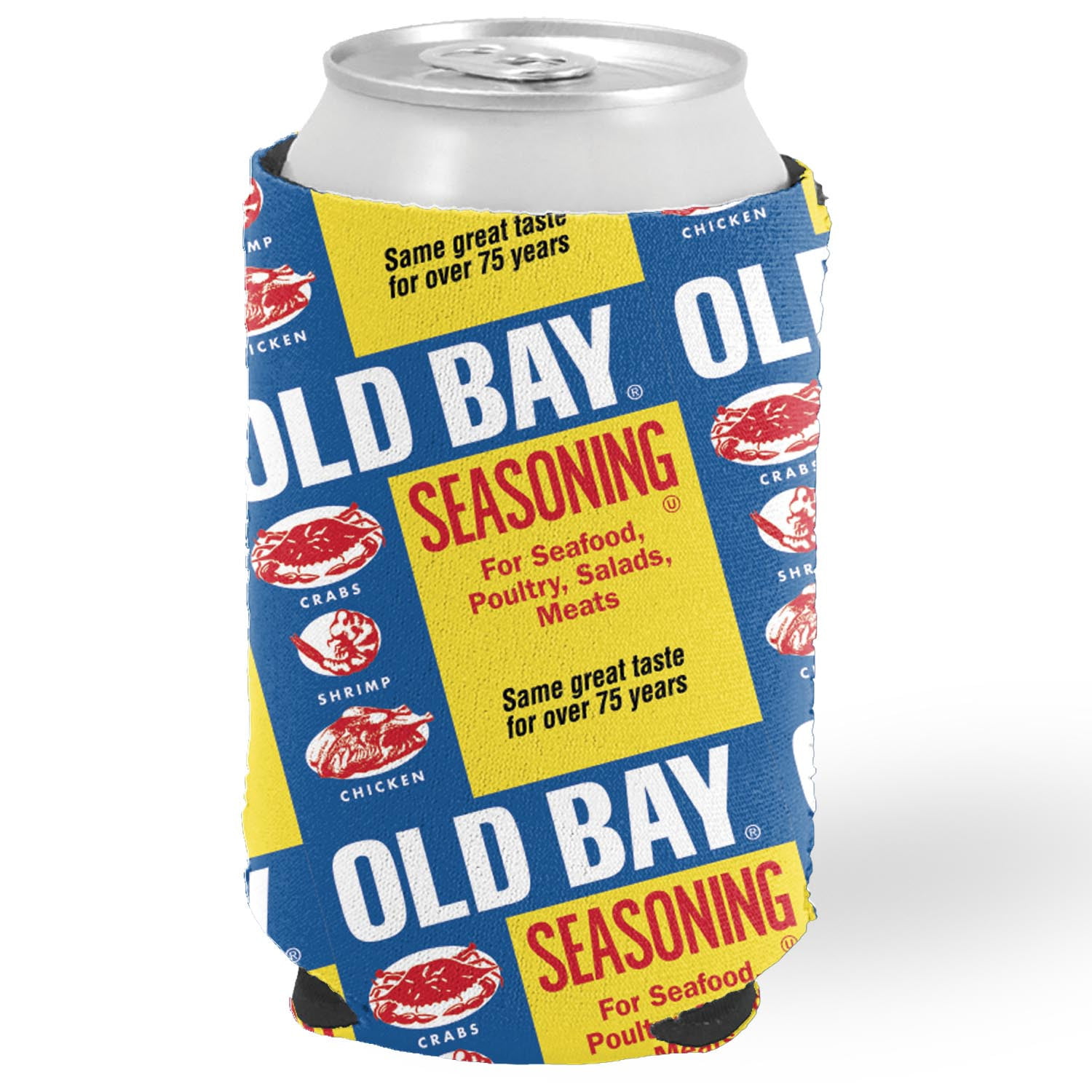 Old Bay Can Pattern Cooler Can Seasoning Crab Seafood Gift ...