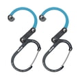 thumbnail image 1 of Mosquetón con clip y gancho GEAR AID HEROCLIP (grande), paquete de 2, 1 of 8