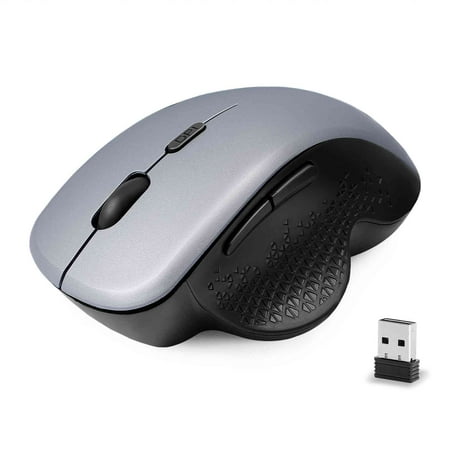 UrbanX Silent Wireless Mouse Bluetooth & 2.4Ghz, Rechargeable, Ergonomic Compatible with CORSAIR - Voyager a1600 16” 240Hz Gaming Laptop QHD Tablet/Laptop/PC/Android/iOS/Windows/MacOS -Gray