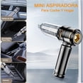 thumbnail image 2 of Kisfam Aspiradora para Auto, Aspiradora Mini de Alta Potencia 22000PA, Recargable Aspiradora de Mano, Soplador de Aire Inalámbrico y Aire Comprimido Portátil para Coche y Hogar (Dorado Negro), 2 of 5