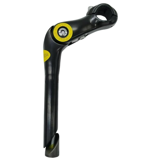 jinwen Aluminum Alloy Bike Quill Stem Extender Bike Accessory Quill Stem Adjustable Black