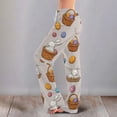 thumbnail image 2 of Hearthz Easter Women Pajamas Pants Bunny Egg Hunt Print Women Pj Bottoms Drawstring Straight Leg Lounge Pants Womens, 2 of 6