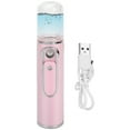 thumbnail image 1 of Pulverizador facial nano recargable por USB, humidificador facial hidratante, color rosa, 1 of 14