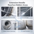 thumbnail image 3 of High Pressure Washer Nozzle Kit For Washing,Stainless Steel Flush Wand Extension Spray Tips With Quick Connect For Washing Machine, Ac Coil, Water Heater And Appliance Cleaning, 3 of 5