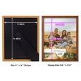 thumbnail image 5 of Traditional Walnut Tone Picture Frame, 11 x 14, 5 of 7
