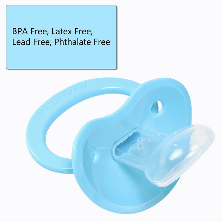 Large Dummy Soother Adult Baby Blue Large Dummy Soother Adult Baby Blue