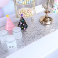 thumbnail image 3 of Silver Sequin Table Runners - 2 Pack 12x75 Silver Table Runner Sparkle for Party Wedding Christmas Dining Glitter Table Linen, 3 of 7