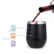 thumbnail image 3 of Vaso de vino de acero inoxidable de 12 onzas con tapa, vaso al vacío, paquete de 2, 3 of 5