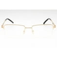 thumbnail image 2 of Charriol PC75114 C03 Men's Shiny Gold/Black Half Rim Eyeglasses, 2 of 2