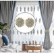 thumbnail image 5 of Alzapaños magnéticos para cortinas, paquete de 2 clips magnéticos para cortinas decorativas de cristal, hebilla, alzapaños para cortinas de flores, estilo europeo y americano (dorado), 5 of 5