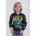 thumbnail image 2 of Marvel Avengers Hulk Fleece Zip Up Cosplay Hoodie Toddler to Big Kid, 2 of 5