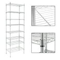 thumbnail image 5 of Zimtown 24"D x 14"W x 71"H Heavy Duty 8-Layer Wire Shelving System Chrome, Chrome, 5 of 9