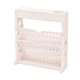 thumbnail image 1 of Estantería para libros, estantería pequeña para almacenamiento, estantería de gran capacidad, fácil acceso para sala de estar, dormitorio, fila única, 2 capas, color blanco, 1 of 14