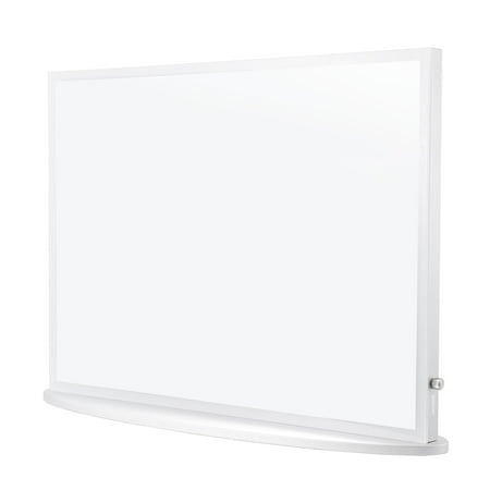 

Impressions Vanity Duchess Pro Hollywood Vanity Mirror with Internal Ambient LED Strip Lights Lighted Makeup Mirror with Dimmable Lighting Tabletop Rectangle Mirror for Bedroom (White)