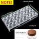 thumbnail image 1 of Moldes de Chocolate de policarbonato 3D, esfera, bombas de Chocolate de diamante, bombones, barra de caramelo, confitería profesional, herramientas de pastelería para hornear, 1 of 4