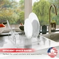 thumbnail image 2 of 3423 Compact Dish Drainer Set, Stainless, 2 of 5