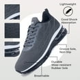 thumbnail image 5 of AOV Men's Athletic Running Shoes Fashion Sport Gym Jogging Tennis Fitness Sneaker DarkGrey US 7, 5 of 6