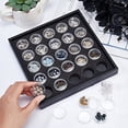 thumbnail image 5 of 25pcs Diamond Gemstone Display Box Clear Small Round Plastic Beads Storage Containers Box with Lid for Storage of Small Items Crafts Jewelry 1.25x0.68, 5 of 7