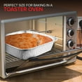 thumbnail image 3 of Aluminum Pans 8x8 Disposable Foil Pans (20 Pack) - 8 Inch Square Pans - Tin Foil Pans Great for Cooking, Heating, Storing, Prepping Food, 3 of 7