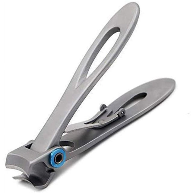Cortaúñas, cortaúñas súper grande, cortador de uñas de gran tamaño, cortaúñas profesional de acero inoxidable con apertura de mandíbula de 15 mm de ancho, tamaño grande para mujeres, hombres y
