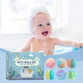 thumbnail image 4 of Openpig Clearance Shower Bomb Gift Set 6 Fitzes In Moisturizing Dry Children, 4 of 9