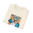 thumbnail image 4 of Funny Shark Music Lovers Parody Novlety Men T-shirt, 4 of 7