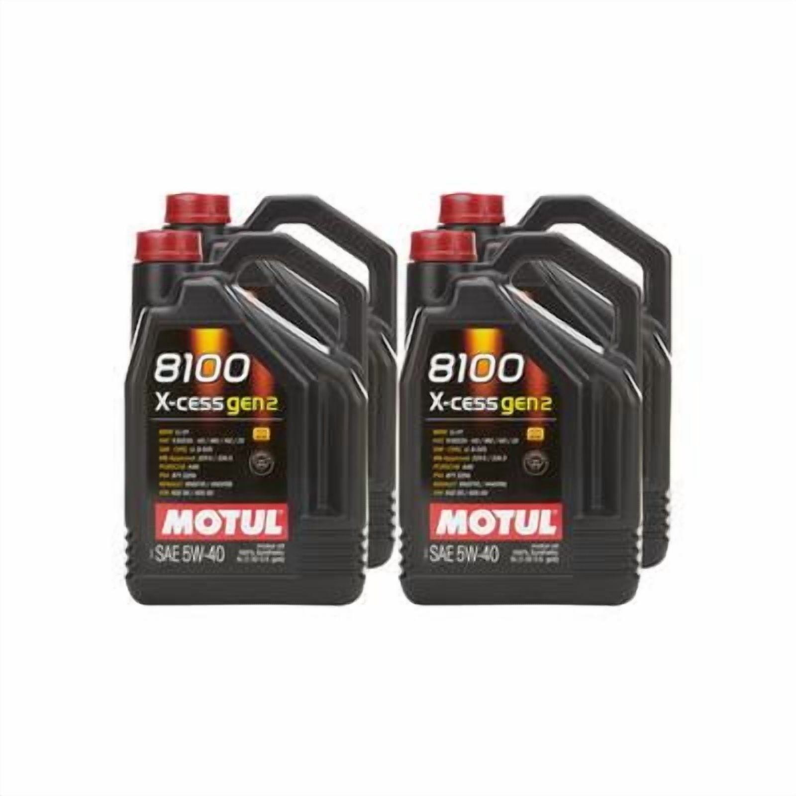 Motul 8100 X-Cess Gen2 5W-40 Synthetic Engine Oil for Gasoline