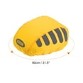 thumbnail image 2 of Unique Bargains Cycling Bicycle Helmet Cover Motorcycle Helmet Rain Covers Ride Gear Helmet Cover Yellow, 2 of 6