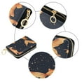 thumbnail image 3 of Leather Zipper Card Bag 4.7x3.1x0.8Inch Women's Card Bag Coin Purse Credit Card Bag Bank Card Bag Business Card Bag Coin Bag Large Goldfish, 3 of 7