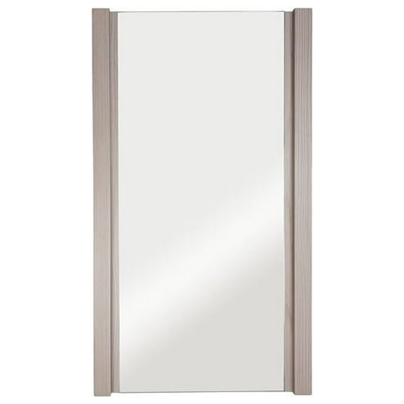 Bellaterra-Home 35" Wireless Charging Shelf and Frameless Mirror Set
