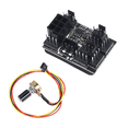 thumbnail image 3 of 2X 3 Pin 4 Pin Fan Adapter PWM PC Chassis Cooling Fan Hub Governor 8 Way Splitter 12V Speed Controller, 3 of 9