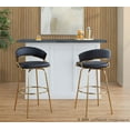 thumbnail image 2 of LumiSource Jie 30" Fixed-Height Barstool - Set of 2, 2 of 6