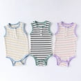 thumbnail image 6 of Ccpelsie Infant Baby Boy Girl Summer Romper Jumpsuit Short Sleeve One Piece Outfit Summer Clothes(Green,3-6 Months), 6 of 6