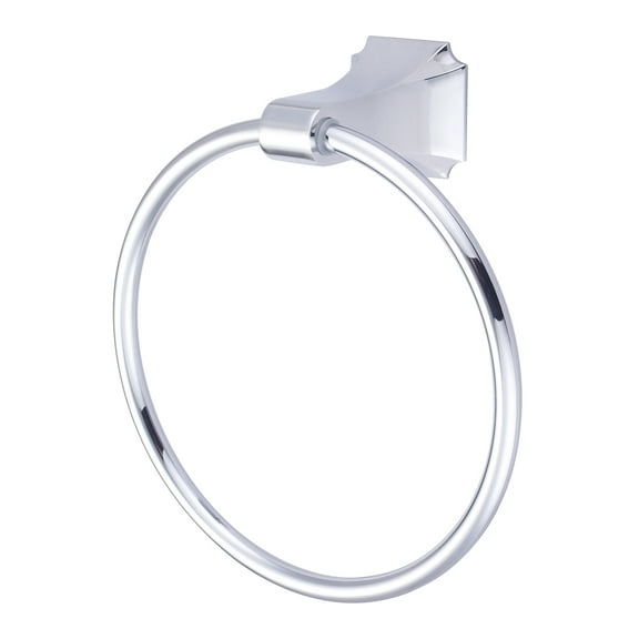 Pioneer Faucets 7PR034 Prenza 7-5/16" Wall Mounted Towel Ring - Chrome