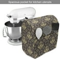 thumbnail image 2 of Moroccan Stand Mixer Cover, Oriental Classical Damask Inspired Abstract Colonial Pattern, Kitchen Appliance Organizer Bag Cover with Pockets, 5 Quarts, Warm Taupe Camel, by Ambesonne, 2 of 4
