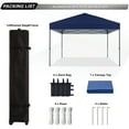 thumbnail image 4 of ABCCANOPY 12 Ft x 12 Ft Easy Pop up Outdoor Canopy Tent,Navy Blue, 4 of 7