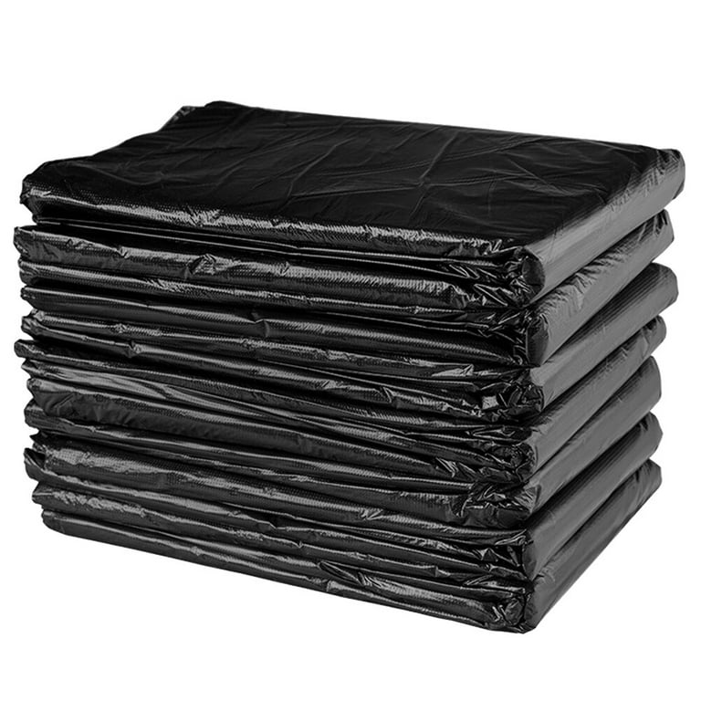 50pcs Large Thick Garbage Bag Large Rubbish Bag Plastic Thickened Simple Garbage  Bags For Hotel Village (Black, 50x60 2.5 Silk)