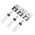thumbnail image 1 of 3 Pcs Double Twin Needles Pins (3 Size Mixed 2.0/90 3.0/90 4.0/90) With 3Pcs Groove Pintuck Presser, 1 of 5