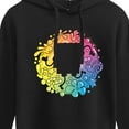 thumbnail image 3 of SpongeBob SquarePants - SpongeBob Silhouette - Juniors Cropped Pullover Hoodie, 3 of 6