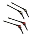 thumbnail image 3 of 2Pair Stainless Steel Cvd Drive Shaft Front Axle Rc Parts for Axial Scx10 Crawler Rc Car Red, 3 of 5