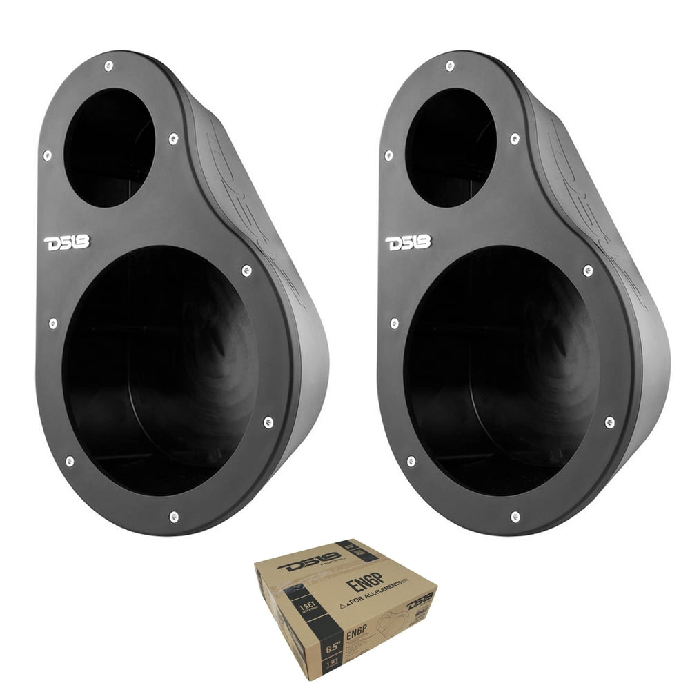 Pair of DS18 Hydro 6.5" High Density Abs Universal Speaker & Tweeter